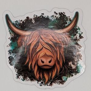 Highland Cow‎ Sticker